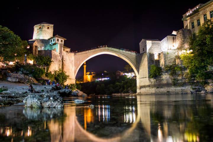 Old Bridge at Mostar rebuilt in 2004