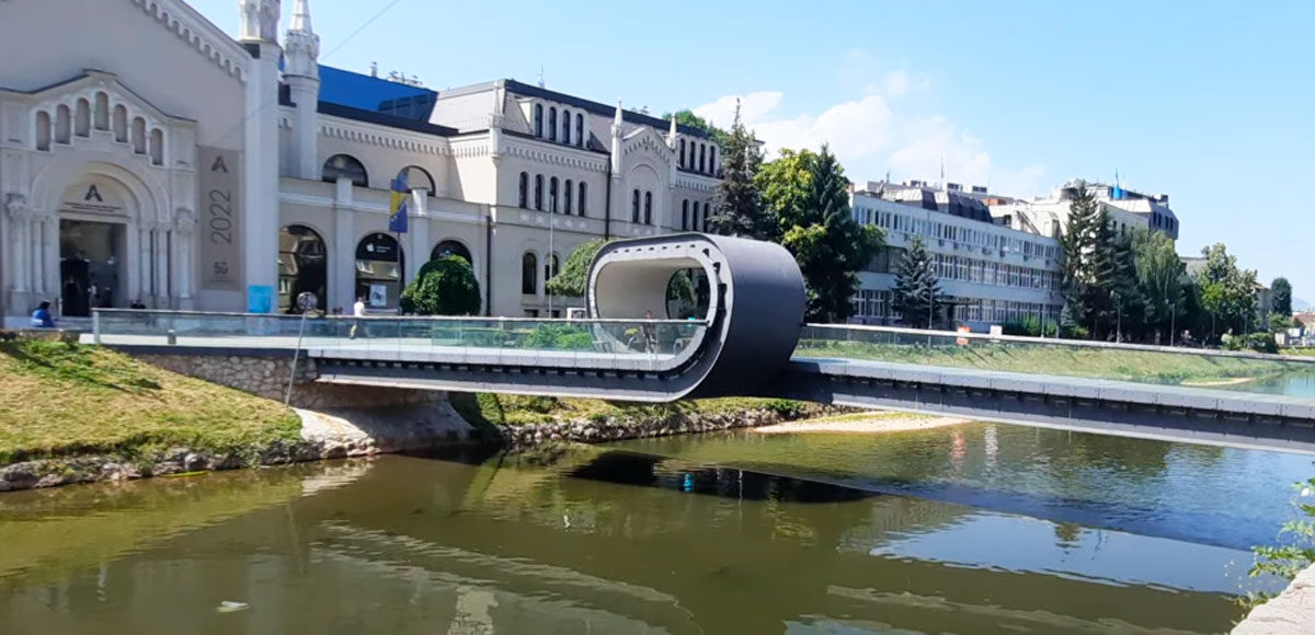Festina lente bridge Sarajevo