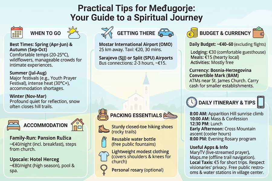 tips for visiting Medjugorje
